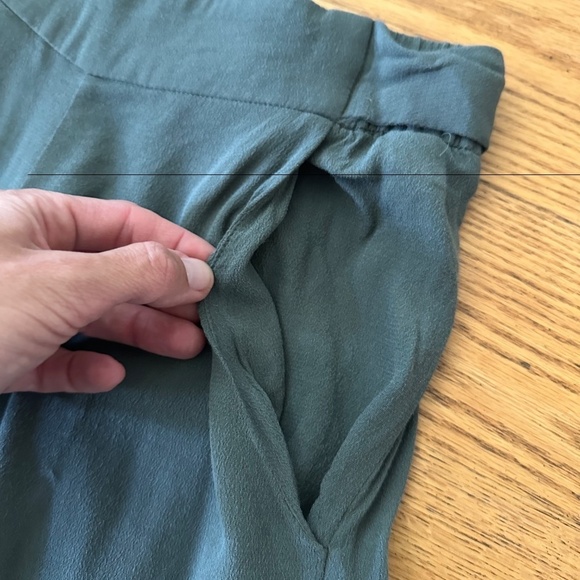 Aritzia Wilfred High-Waist Wide-Leg Ankle Linen-Blend Pant (Size XS) - Picture 2 of 9